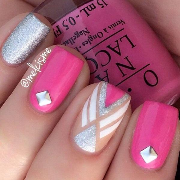 50 Pink Nail Art Designs | Cuded