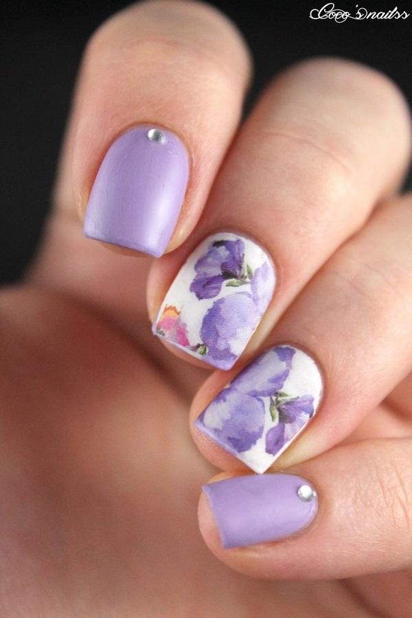 Watercolor nail art-20