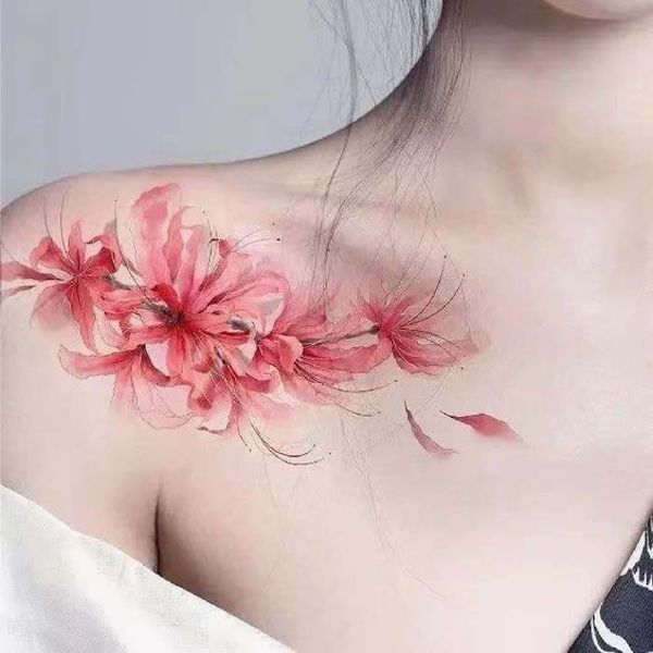 35 Cute Clavicle Tattoos for Women | Cuded