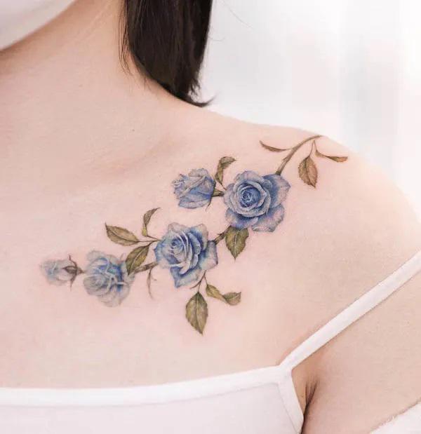 Collarbone Tattoo - Professional Tattoo & Body Piercing Studio in Chennai