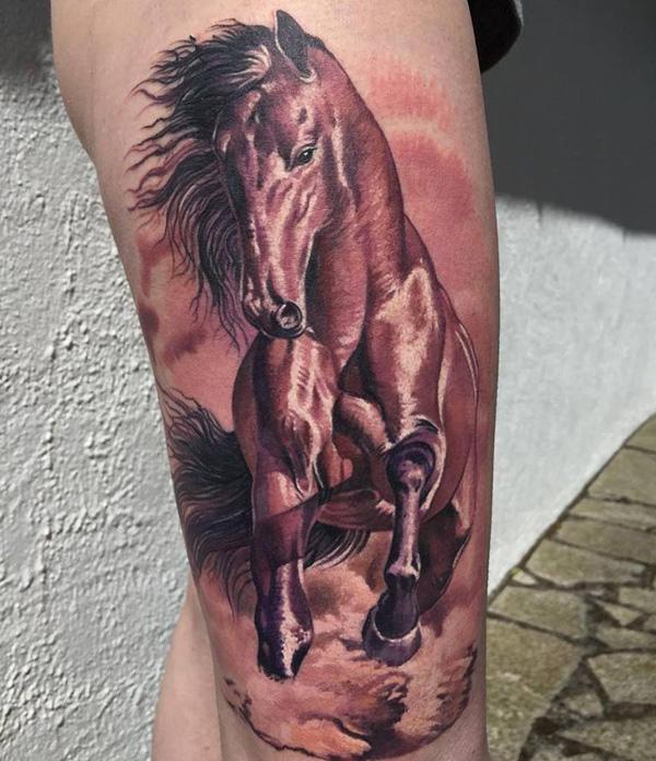 40 Traditional Horse Tattoo Designs For Men  Retro Ink Ideas