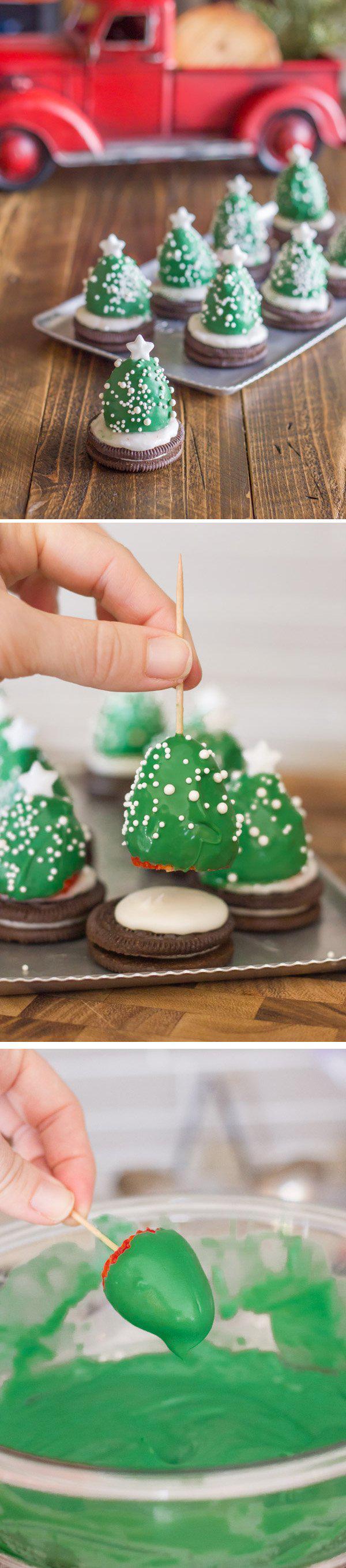 Chocolate-Covered-Strawberry-Christmas-Trees