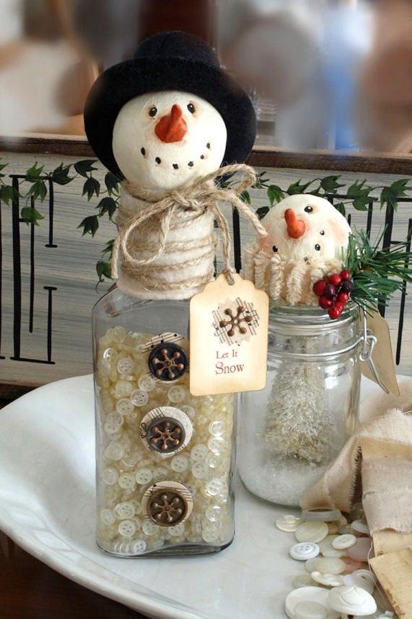 DIY snowman for christmas