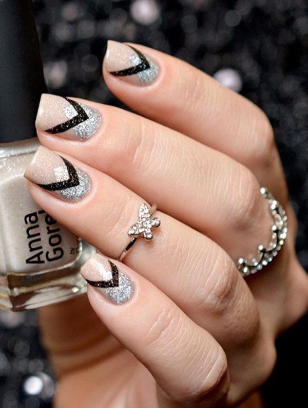 35 Gray Nail Art Designs | Cuded