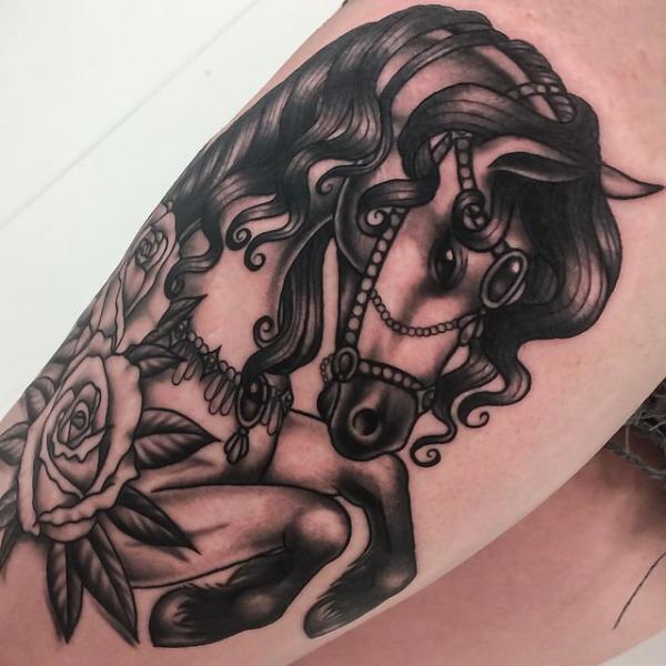 gypsy horse tattoo