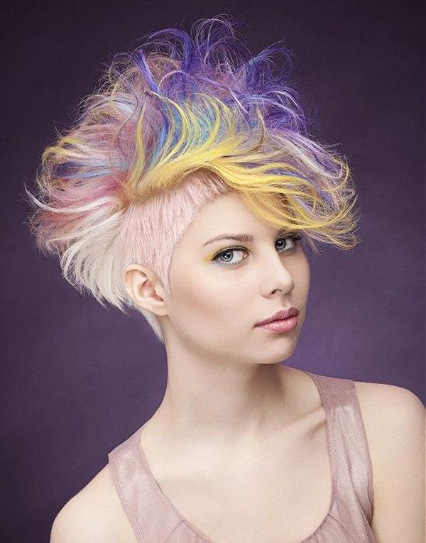30 Hot dyed hair Ideas | Cuded