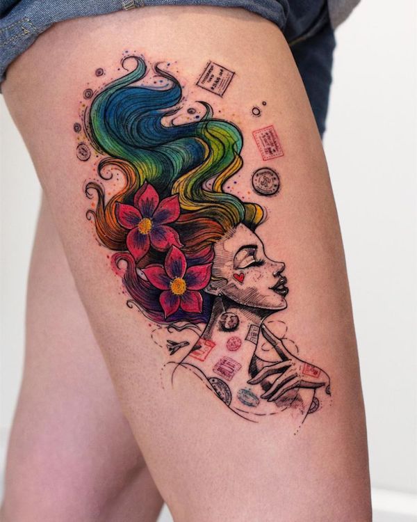 40 Incredible Artistic Tattoo Designs  Art and Design