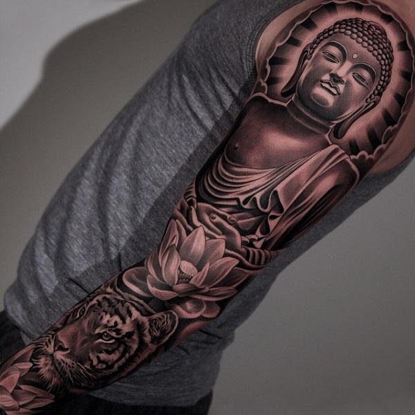 http://www.cuded.com/wp-content/uploads/2016/01/Buddha-and-tiger-full-sleeve-tattoo-for-man-9.jpg