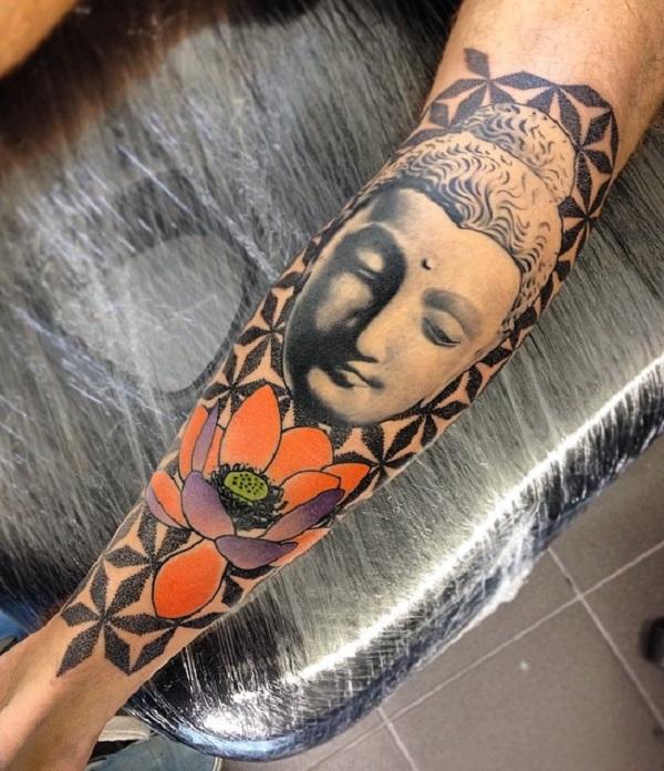 103 Epic Buddhist Tattoos for Men [2024 Inspiration Guide] | Buddha tattoo  design, Buddhist tattoo, Buddha tattoo