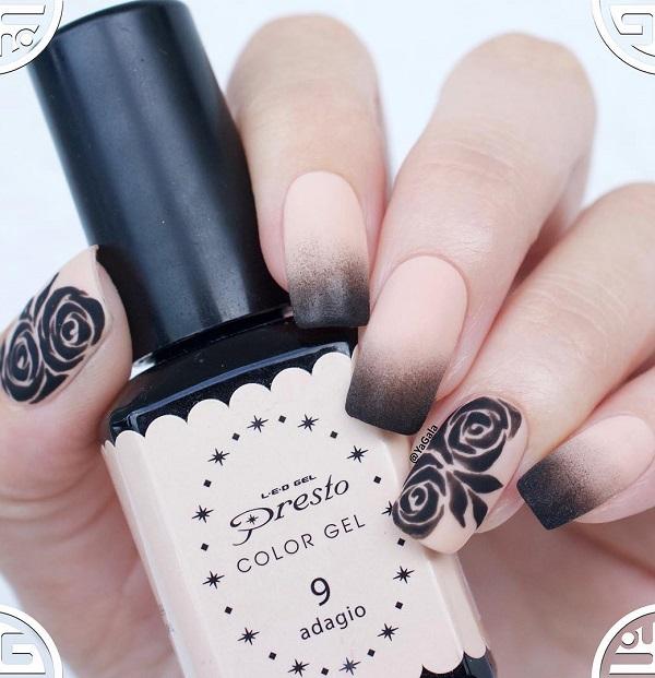 Nail Art Black and Silver | Nails B.'s (nailsbeautiqued) Photo | Beautylish