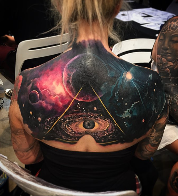40 Space Tattoo Ideas Art and Design