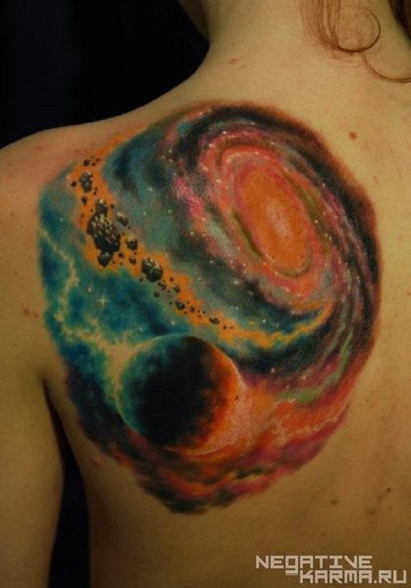 40 Space Tattoo Ideas Art and Design