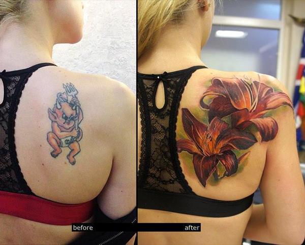 60Amazing Cover Up Tattoos Pictures Before  After You Wont Believe That  There was A Tattoo