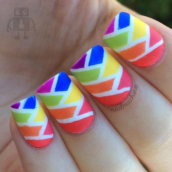 Abstract nail art-18