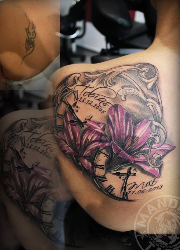 55 Awesome Lily Tattoo Designs  Art and Design