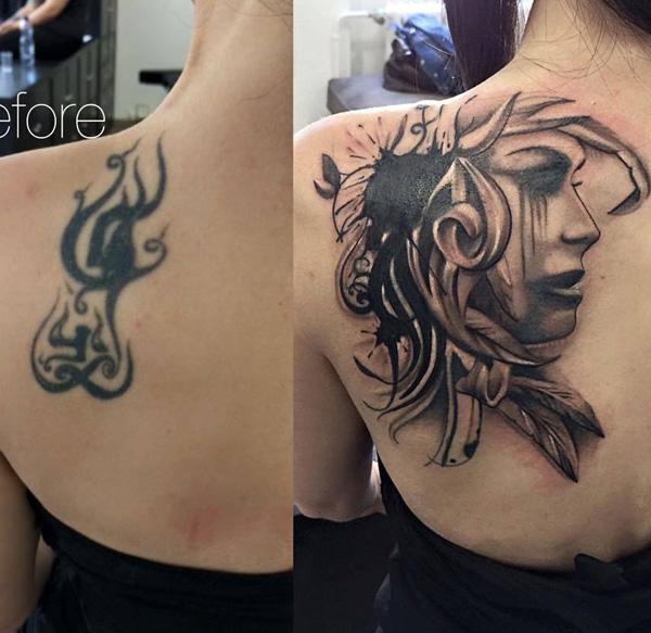 Best Cover Up Tattoo Artist | Cover Up Tattoo Designs On Hand - Sam Tattoo  India