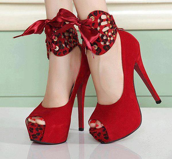 Stylish Red High Heels