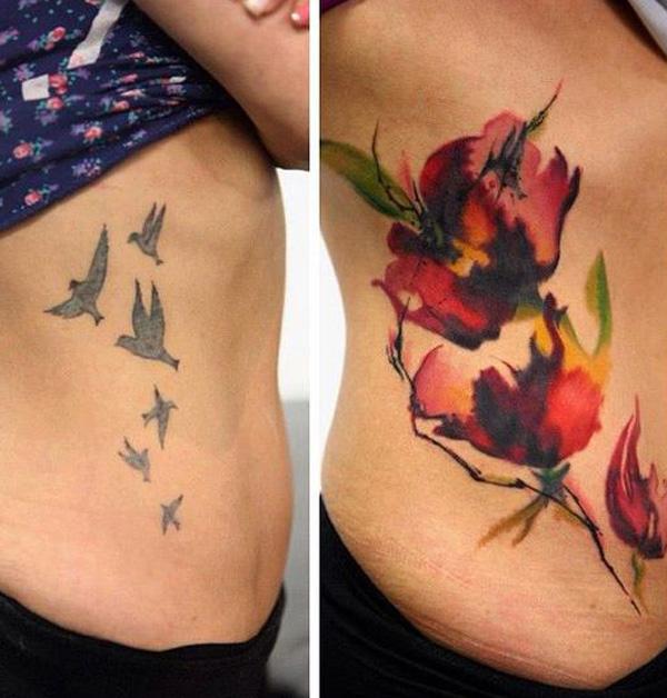 Boston Rogoz Tattoo  Tattoos  Nature Animal Bird  Mastectomy scar coverup  tattoo