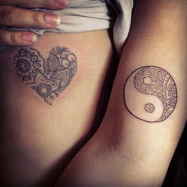 Yin und yang tattoo