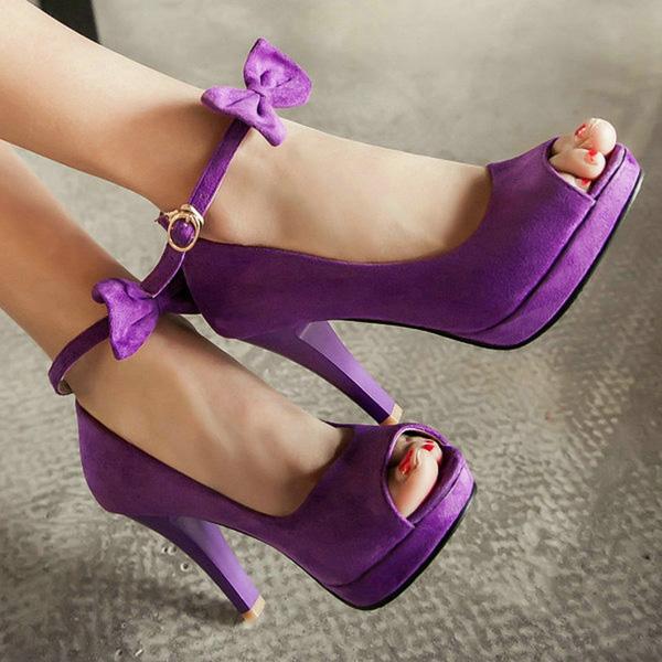 pumps sweet bowtie shoes high heel shoes