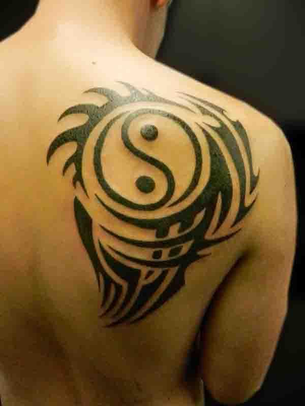 tribal designs ying yang tattoo designs masculine tattoos
