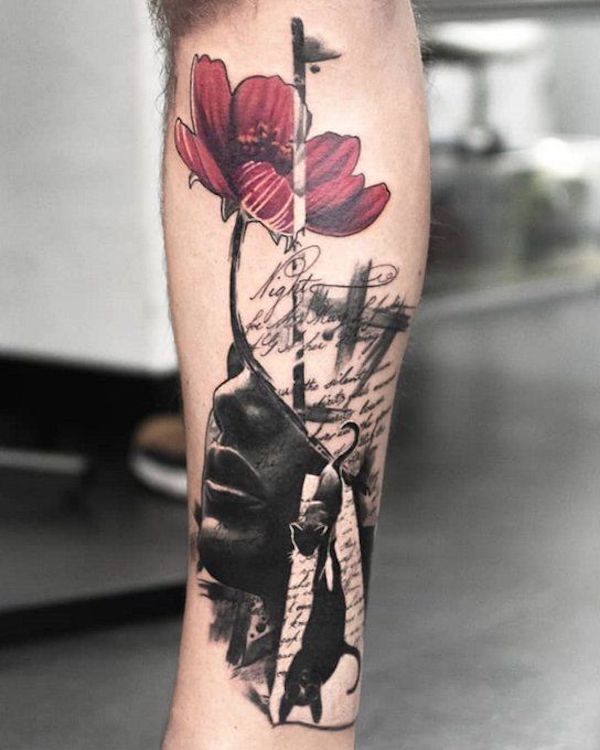 Watercolor tattoo