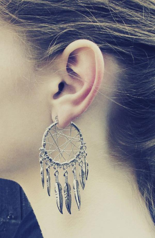 dream catcher earrings