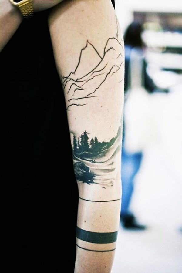 45 Inspirational Forest Tattoo Ideas | Cuded