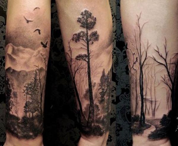 2. Forest tattoo ideas - wide 6