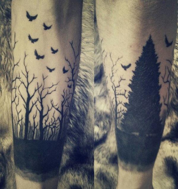 45 Inspirational Forest Tattoo Ideas Cuded 45 Inspirational Forest Tattoo Ideas Cuded