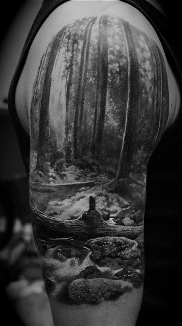 42 Enchanting Forest Tattoo Design Ideas  Their Meanings  Body Art Guru