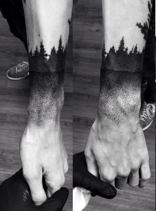 77 Attractive Tree Wrist Tattoos Design