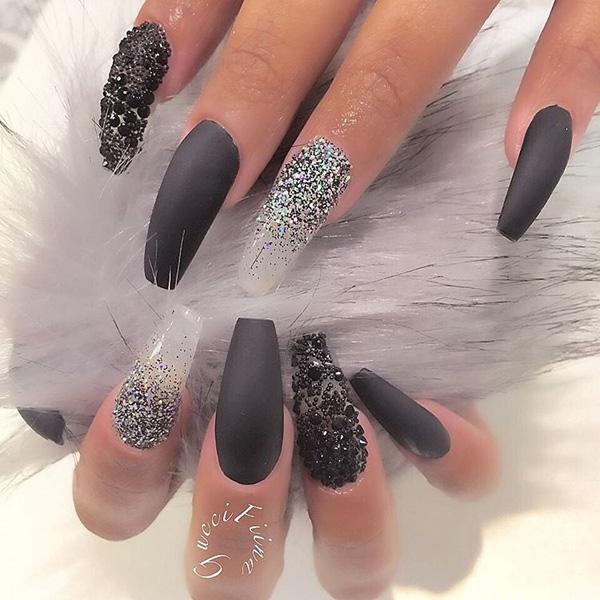 50 Coffin Nail Art Ideas | Cuded