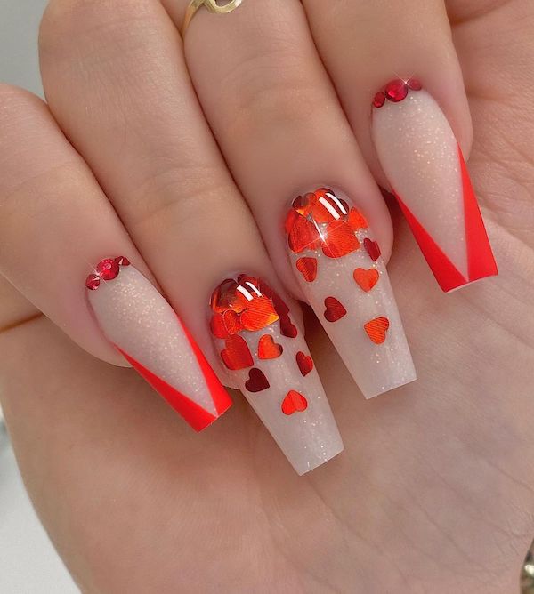 Cute Nail Design. Coffin Shaped. : r/Nails