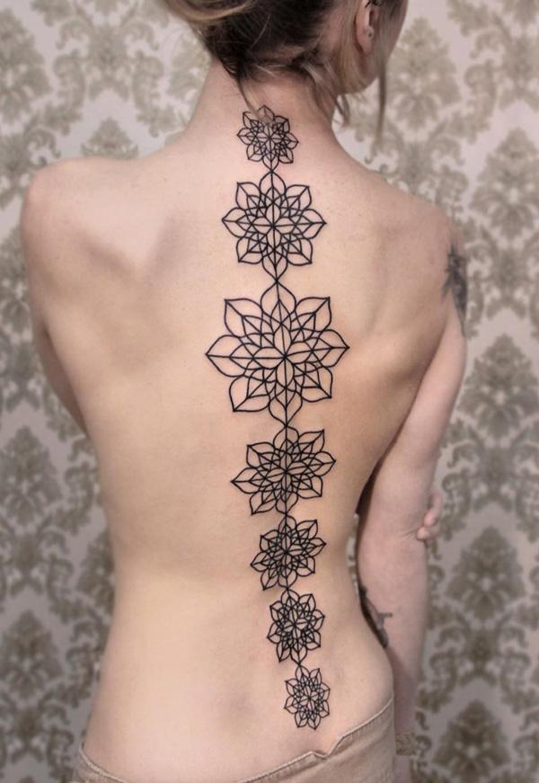 25 Purposeful Spine Tattoo Designs for Women and Girls