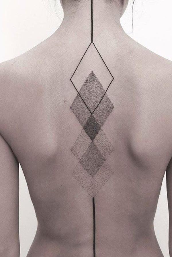 64 Cool and Contemporary Spine Tattoos Ideas