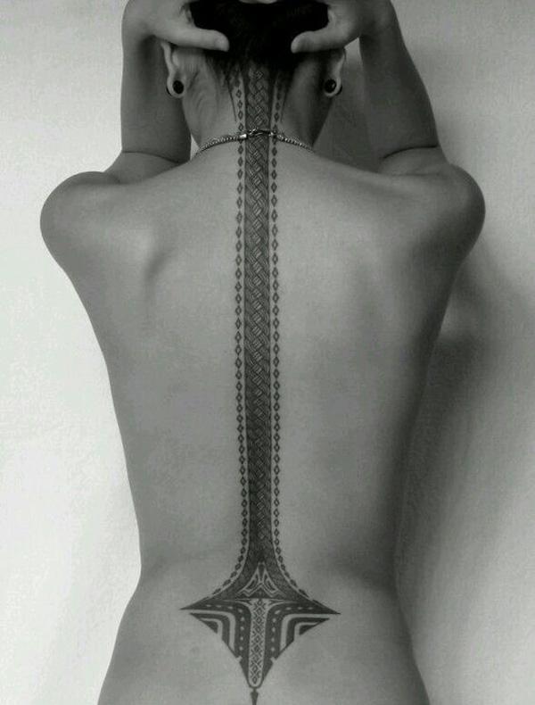 Tribe spine tattoo-37