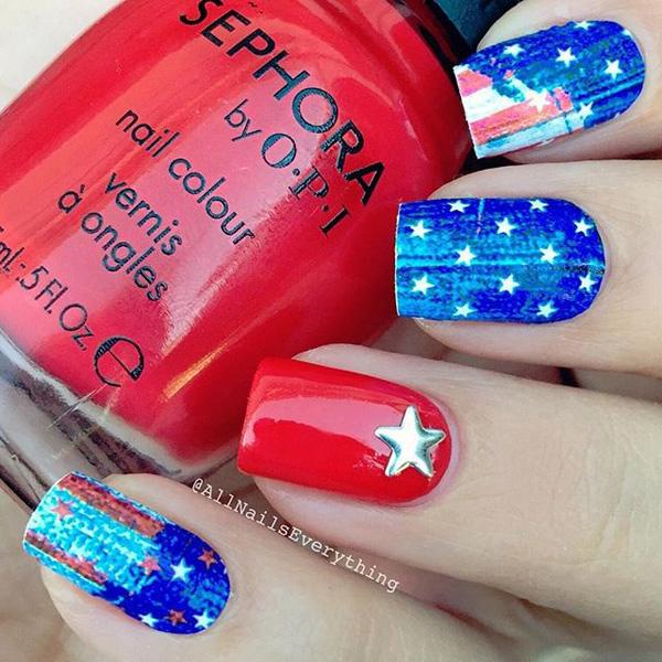 fourth of july nail-13