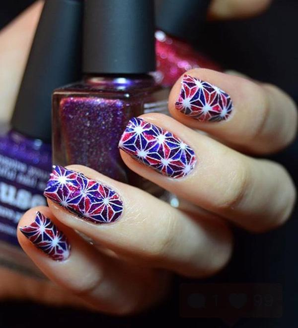 fourth of july nail-16