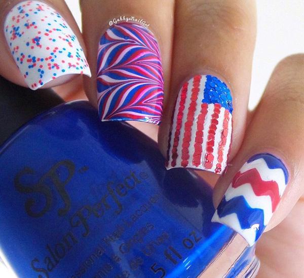 fourth of july nail-19
