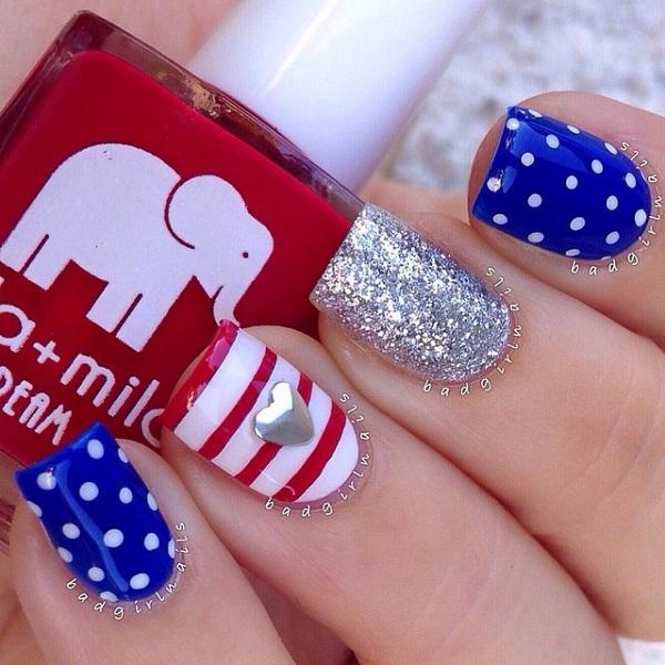 fourth of july nail-2