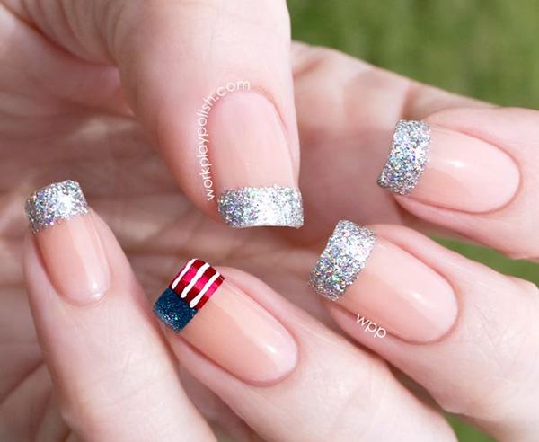 fourth of july nail-45