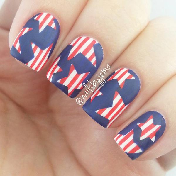 fourth of july nail-7