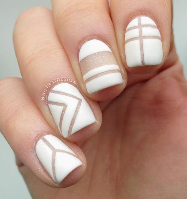 Easy White Nail Designs - Temu