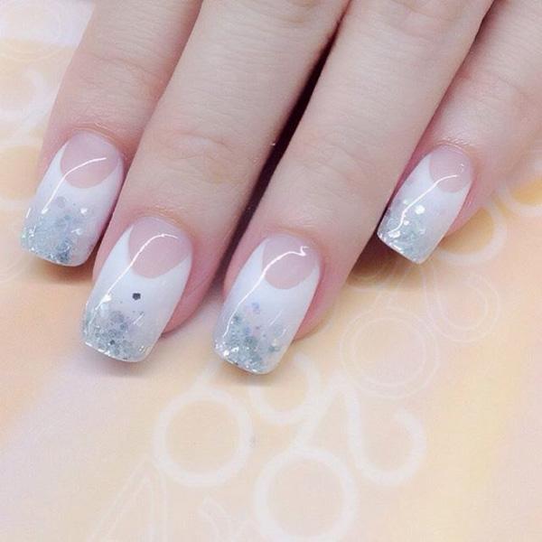 Daily Charme Nail Art Mystical Moon Glitter Mix / Matte White