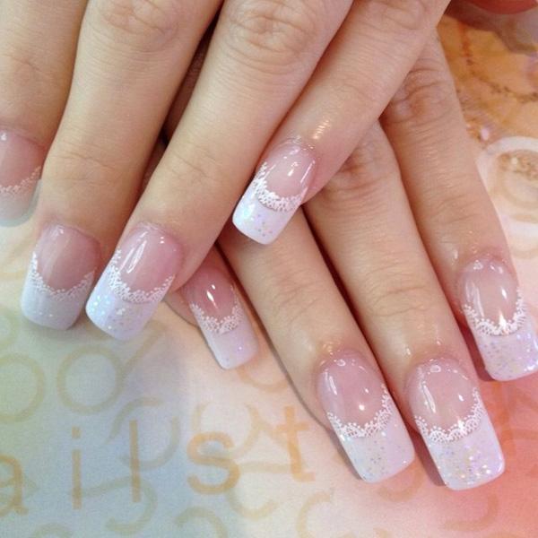 white nail art-43