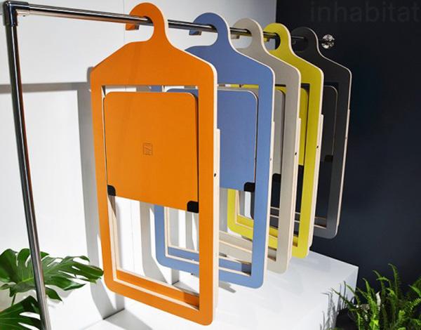 Malouin’s Amazing Umbra Shift Hanging Chairs are Stored Like Clothes