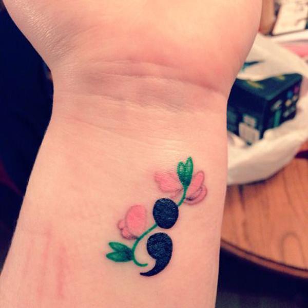 40 Beautiful Semicolon Tattoo Designs And Their Meanings