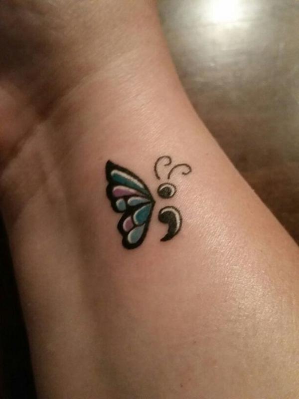 30 Inspirational Semicolon Tattoo Designs Cuded