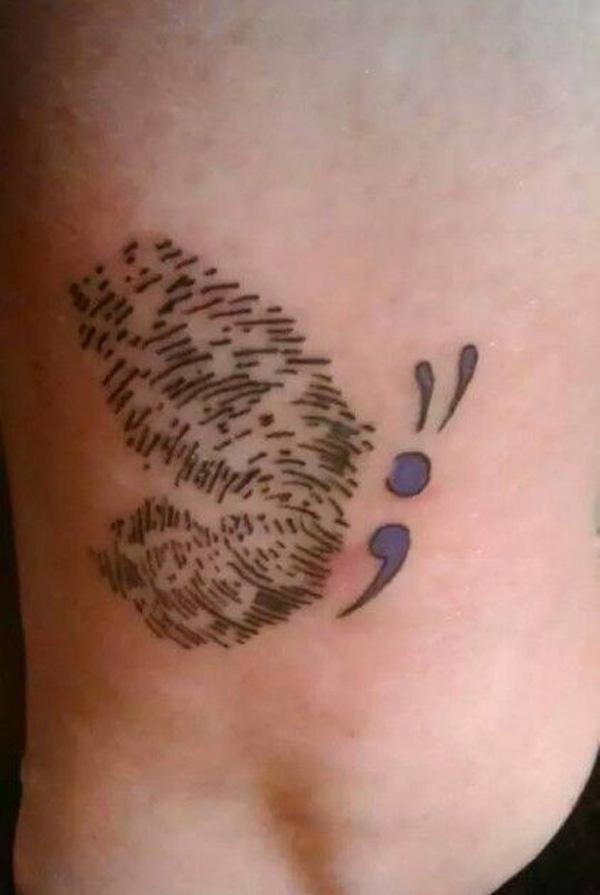 30 Inspirational Semicolon Tattoo Designs Cuded